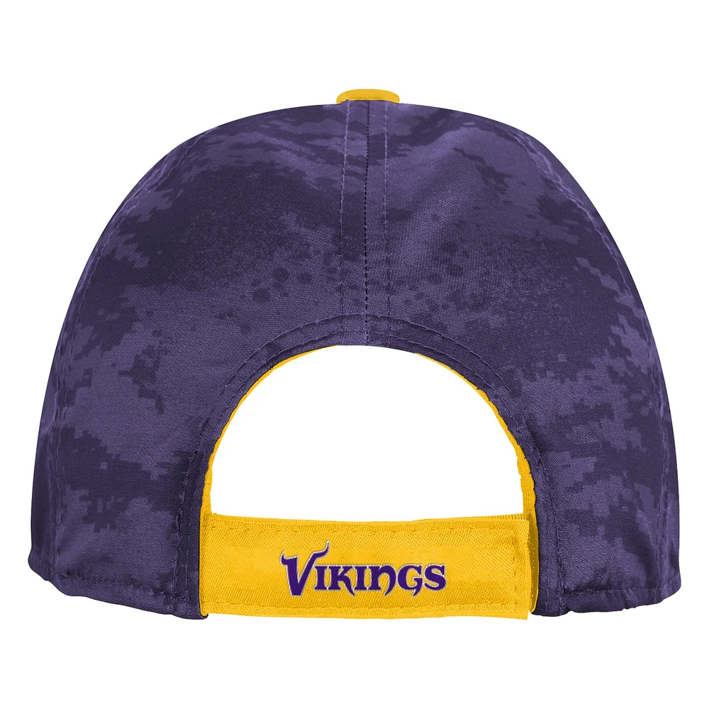 Youth Gold/Purple Minnesota Vikings Combine Two-Tone Adjustable Hat