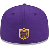 Youth New Era Purple Minnesota Vikings  Main 59FIFTY Fitted Hat