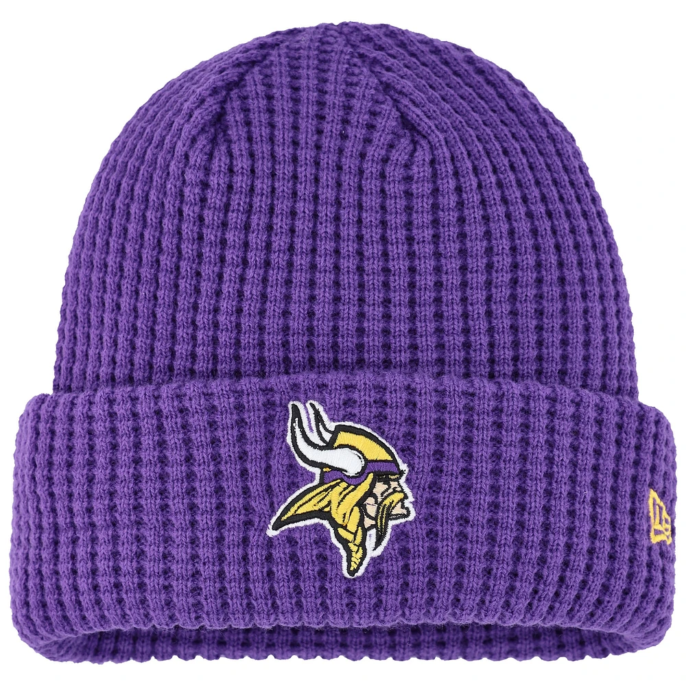 Youth New Era Purple Minnesota Vikings Primed Cuffed Knit Hat