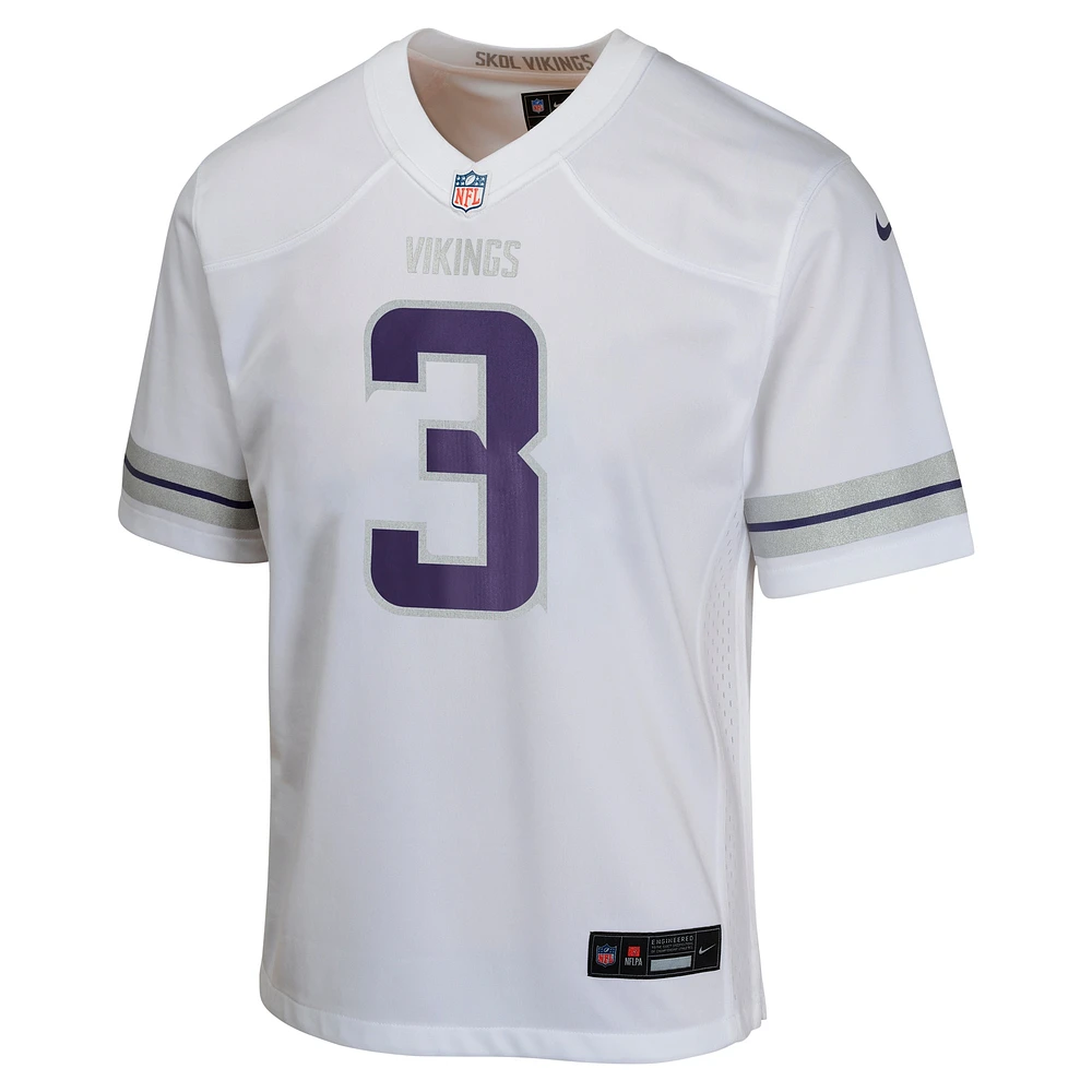 Youth Nike Jordan Addison  White Minnesota Vikings Alternate Game Jersey