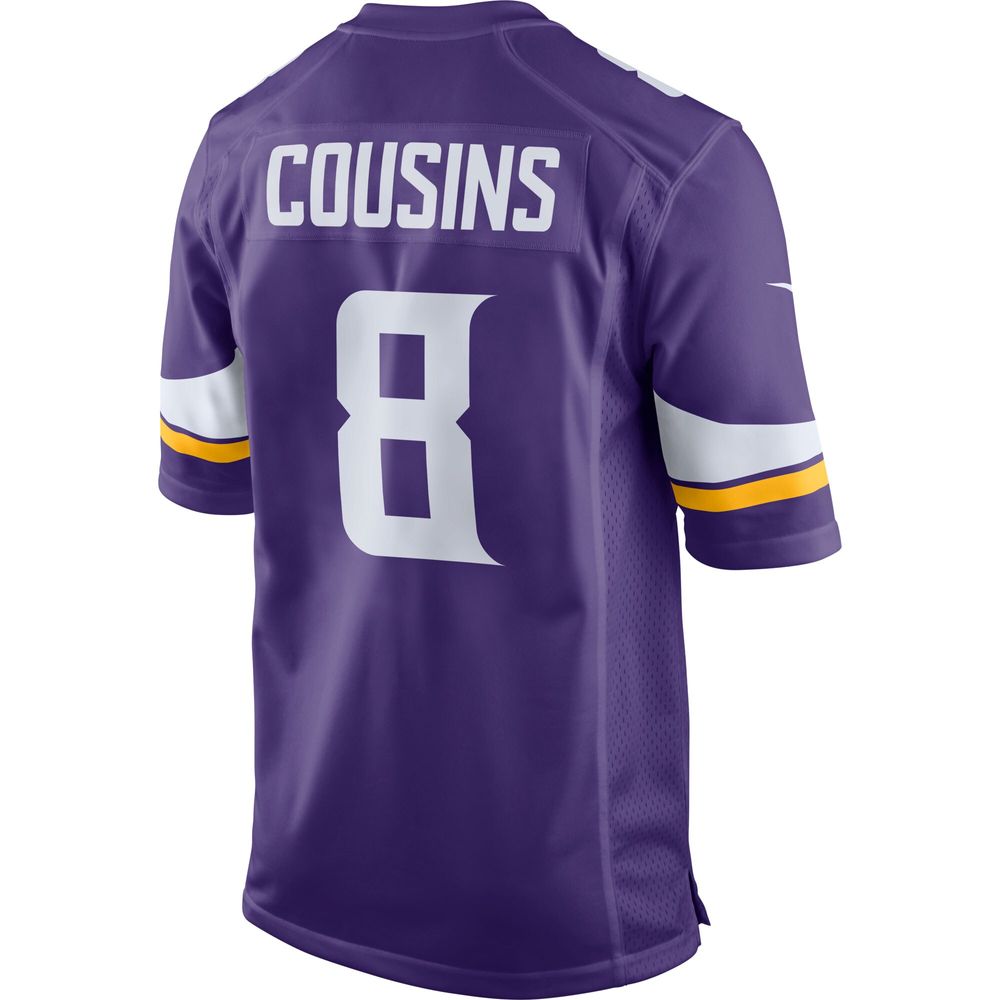 Youth Nike Kirk Cousins Purple Minnesota Vikings Game Jersey