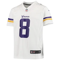Maillot de match Nike Kirk Cousins ​​pour jeunes des Vikings du Minnesota, blanc