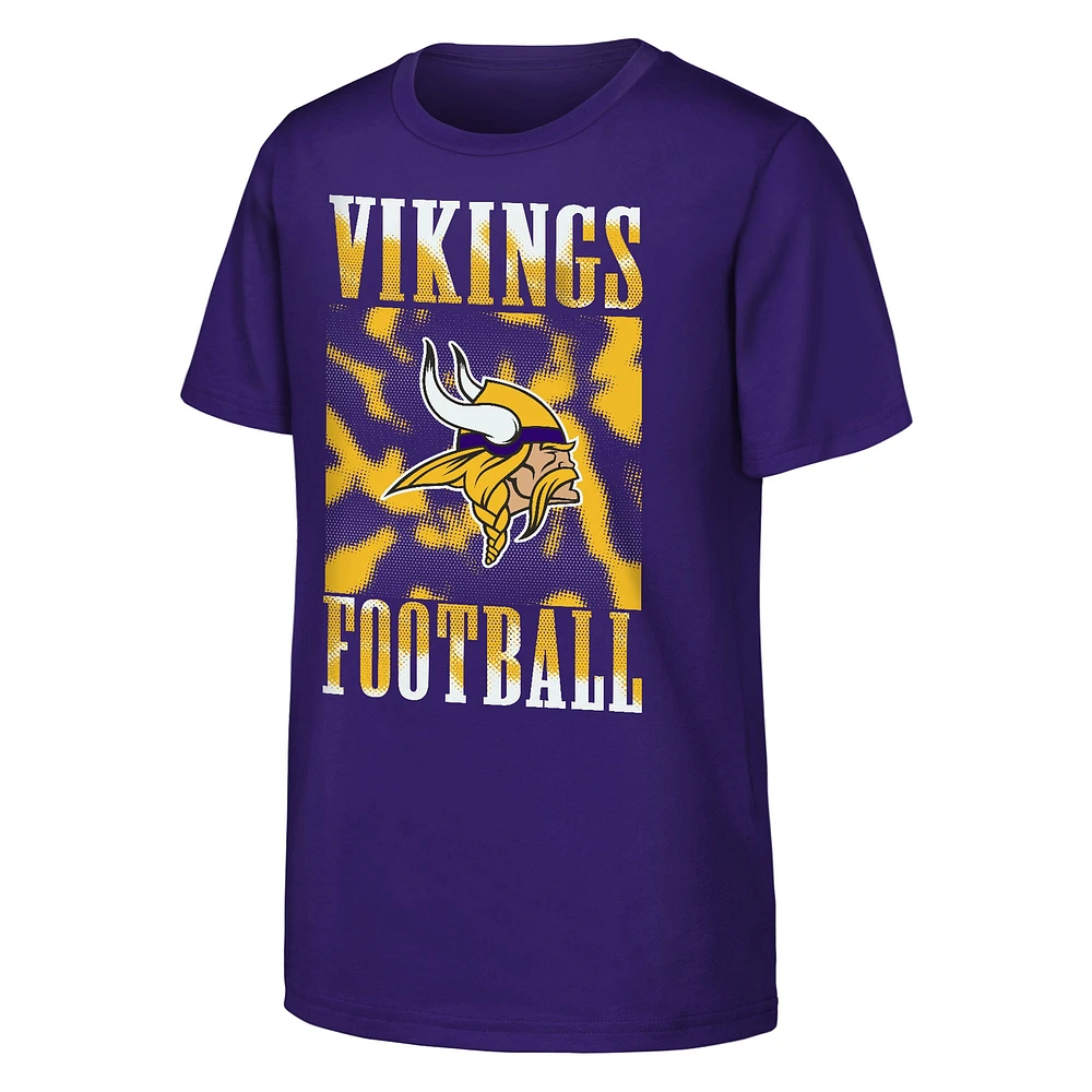 Youth  Purple Minnesota Vikings Garage Hero T-Shirt