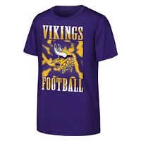 Youth  Purple Minnesota Vikings Garage Hero T-Shirt