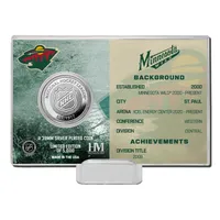 Highland Mint Minnesota Wild Team History - Coin Card