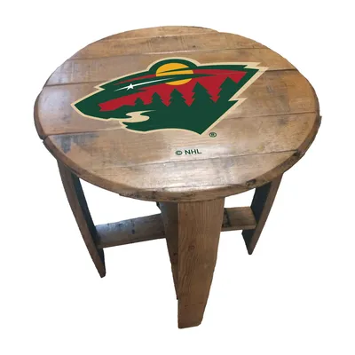 Minnesota Wild Imperial Oak Barrel Table