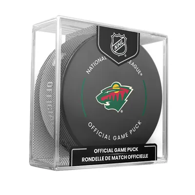 Minnesota Wild Inglasco 2022-23 Season Official Game Puck