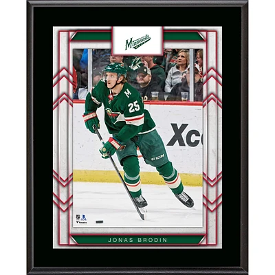 Jonas Brodin Minnesota Wild 10.5" x 13" Sublimated Player Plaque