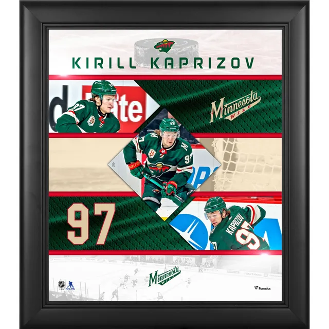 Kirill Kaprizov Minnesota Wild Highland Mint 13'' x 16'' Framed Photo  Collage Mint