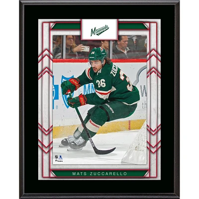 Mats Zuccarello Minnesota Wild 10.5" x 13" Sublimated Player Plaque