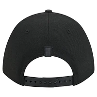 Men's New Era  Black Minnesota Wild Game Day Stealth Flag 9FORTY A-Frame Adjustable Hat