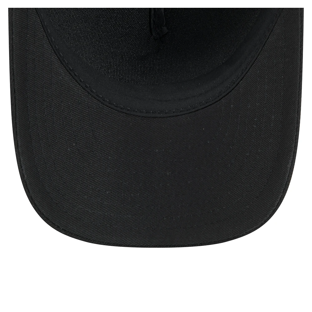 Men's New Era  Black Minnesota Wild Game Day Stealth Flag 9FORTY A-Frame Adjustable Hat