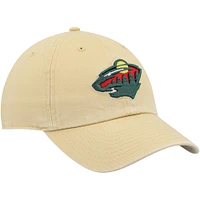 Men's '47 Gold Minnesota Wild Clean Up Adjustable Hat