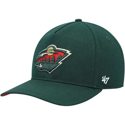 Casquette '47 Green Minnesota Wild Primary Hitch Snapback pour homme