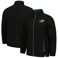 Men's Fanatics  Black Minnesota Wild Authentic Pro Rink Coaches Full-Zip Jacket
