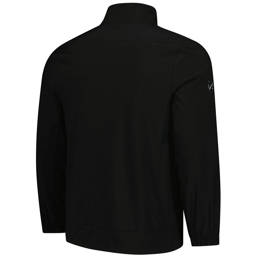 Men's Fanatics  Black Minnesota Wild Authentic Pro Rink Coaches Full-Zip Jacket