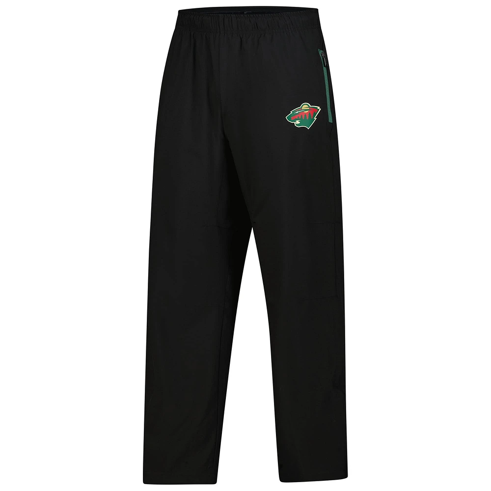 Men's Fanatics Black Minnesota Wild Authentic Pro Rink Pants