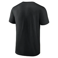 T-shirt noir emblématique du Minnesota Wild pour homme Fanatics