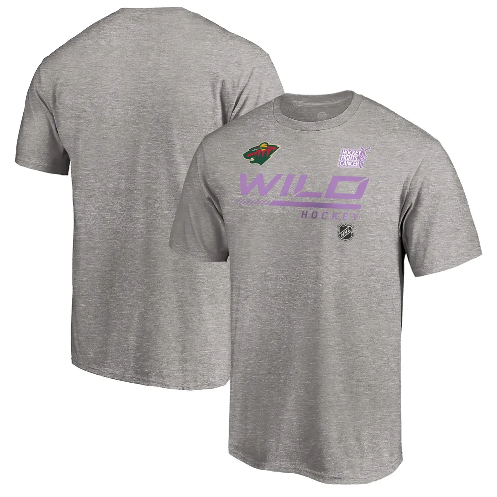 Lids Tampa Bay Lightning Fanatics Branded 2020 Hockey Fights Cancer T-Shirt  - Heather Gray