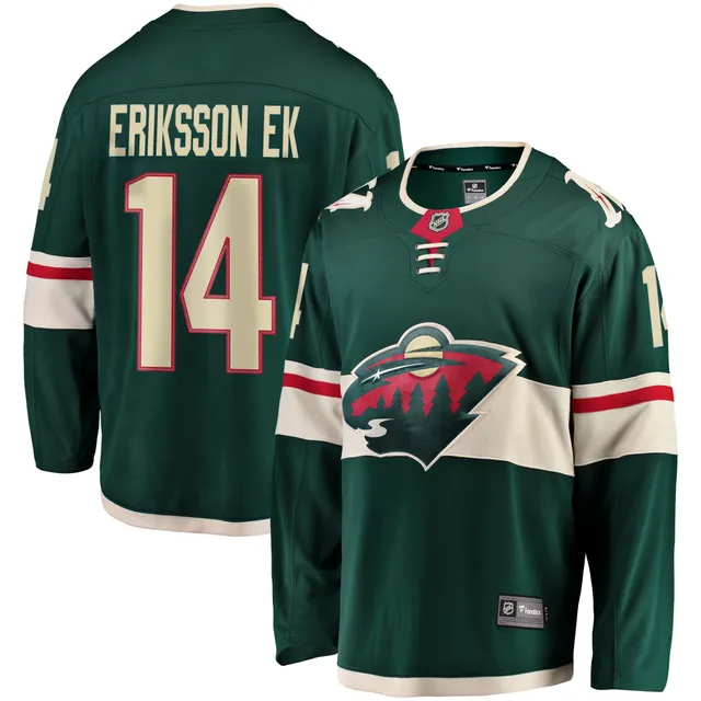 Minnesota Wild Fanatics Branded Youth Home Breakaway Custom Jersey - Green