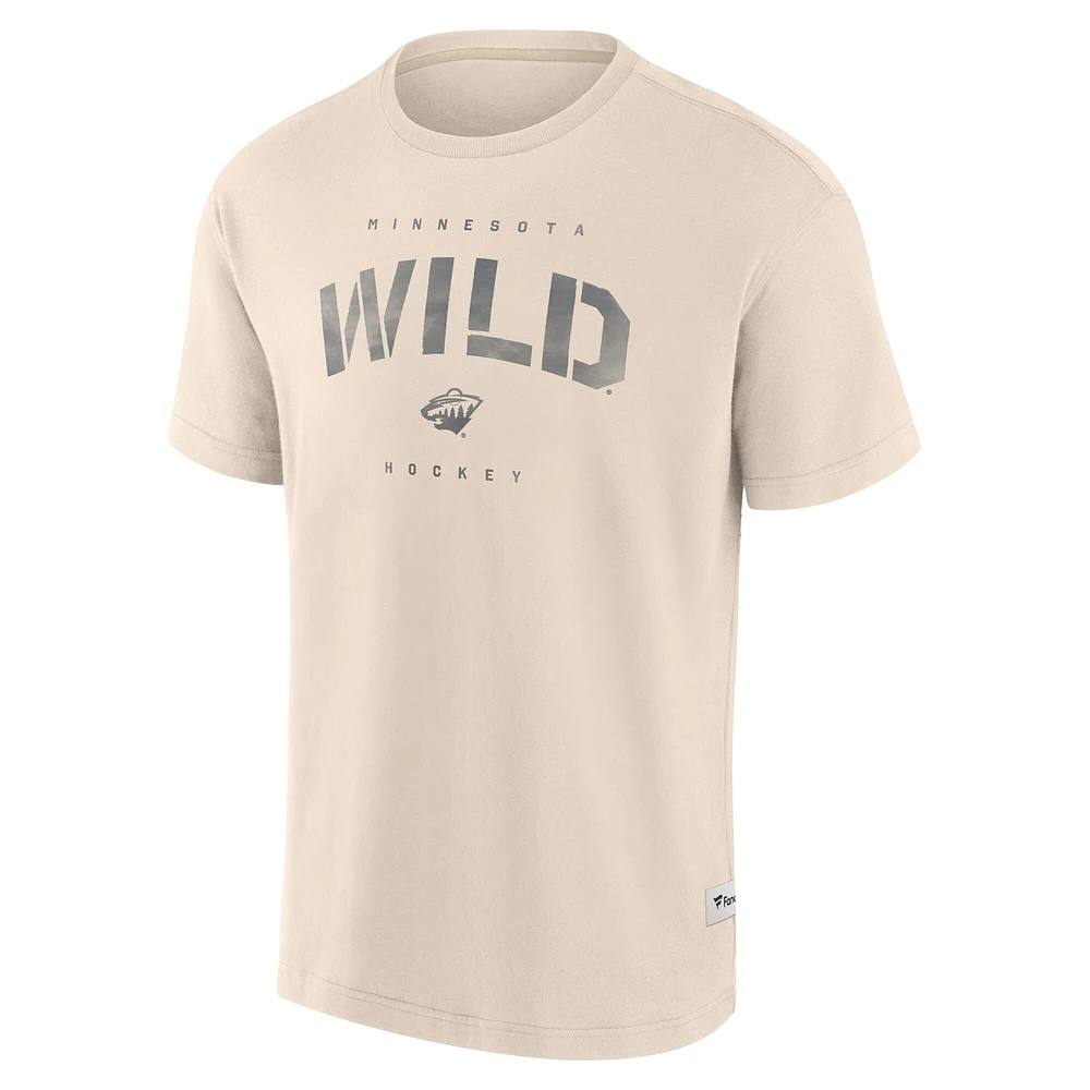 T-shirt Future Ground crème Minnesota Wild Elements pour homme Fanatics