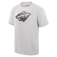 T-shirt pour homme Fanatics crème Minnesota Wild fabriqué au Canada