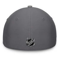 Casquette Fanatics pour homme Minnesota Wild Home Ice Flex grise