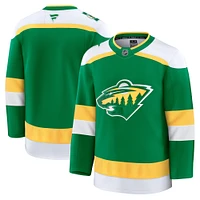 Men's Fanatics Green Minnesota Wild Alternate Premium Jersey