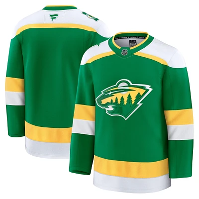 Maillot de remplacement Premium vert Minnesota Wild Fanatics pour homme