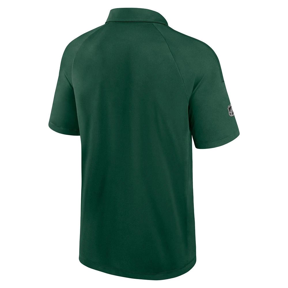 Men's Fanatics  Green Minnesota Wild Authentic Pro Rink Polo