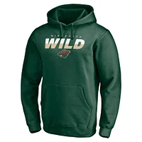 Sweat à capuche en polaire vert Minnesota Wild Block Party Elevate Play pour hommes Fanatics
