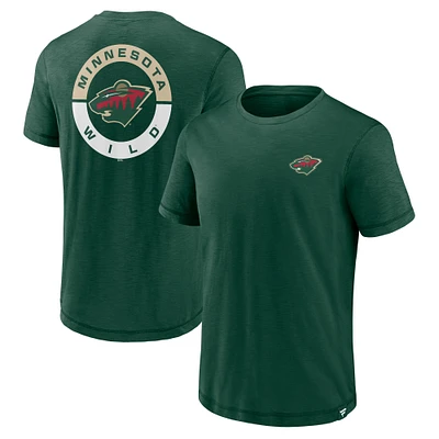 T-shirt vert Fanatics Minnesota Wild High Stick pour hommes