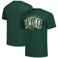 T-shirt vert fanatiques pour hommes Minnesota Wild