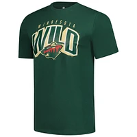 T-shirt vert fanatiques pour hommes Minnesota Wild
