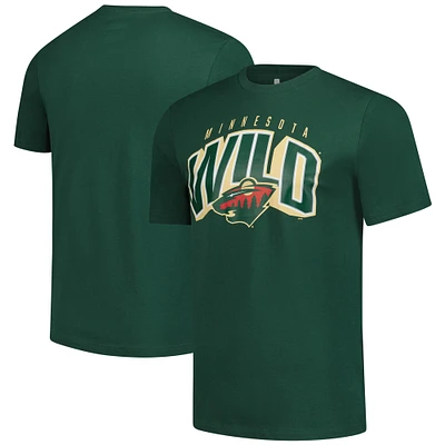 T-shirt vert fanatiques pour hommes Minnesota Wild