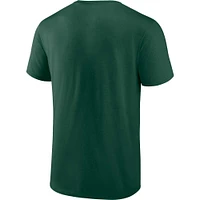 Ensemble de deux t-shirts fanatiques verts Minnesota Wild Wordmark pour hommes