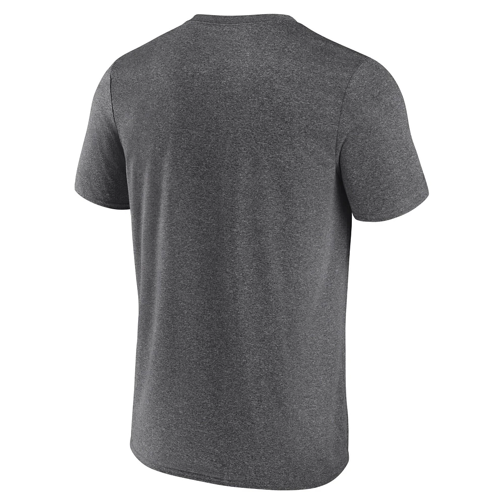 Men's Fanatics Heather Charcoal Minnesota Wild Property Of T-Shirt