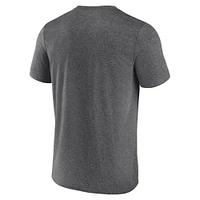 Men's Fanatics Heather Charcoal Minnesota Wild Property Of T-Shirt