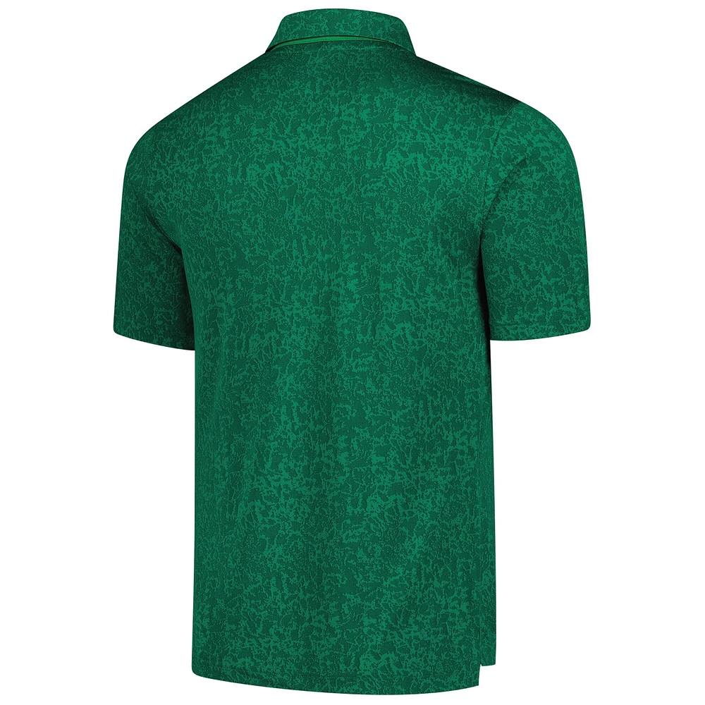 Men's Fanatics  Kelly Green Minnesota Wild Jacquard Polo