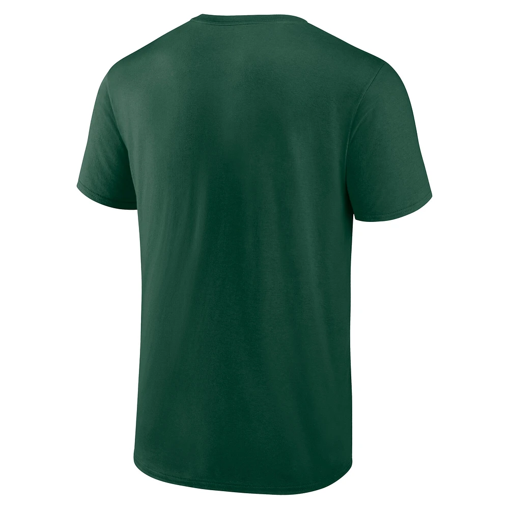 Men's Green Minnesota Wild Coordinate T-Shirt