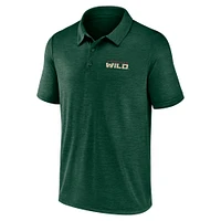 Men's Green Minnesota Wild Unstoppable Polo