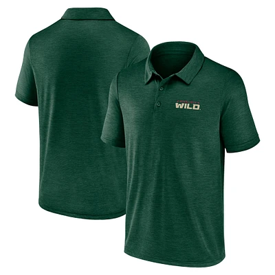 Men's Green Minnesota Wild Unstoppable Polo