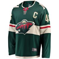 Men's Jared Spurgeon Green Minnesota Wild Home Breakaway Player Jersey