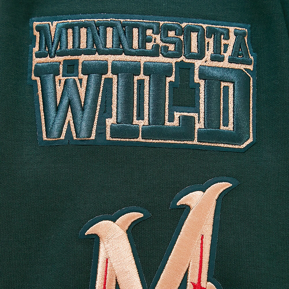 Sweat à capuche classique Pro Standard vert Minnesota Wild pour hommes