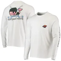 Minnesota Vikings Vineyard Vines Big & Tall Helmet T-Shirt - White