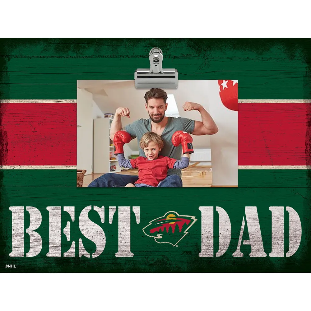 Minnesota Wild 10'' x 10'' Best Dad Clip Frame