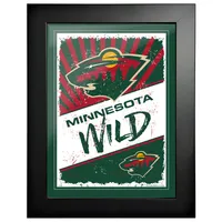 Minnesota Wild - Art encadré imprimé classique 12 `` x 16 ''