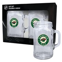 Minnesota Wild 2-Pack 16oz. Mason Mug Set