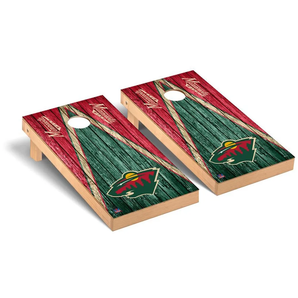 Lids Minnesota Wild 2' x 4' Triangle Weathered Regulation Cornhole