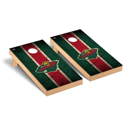 Minnesota Wild 2' x 4' Vintage Regulation Cornhole Board Set